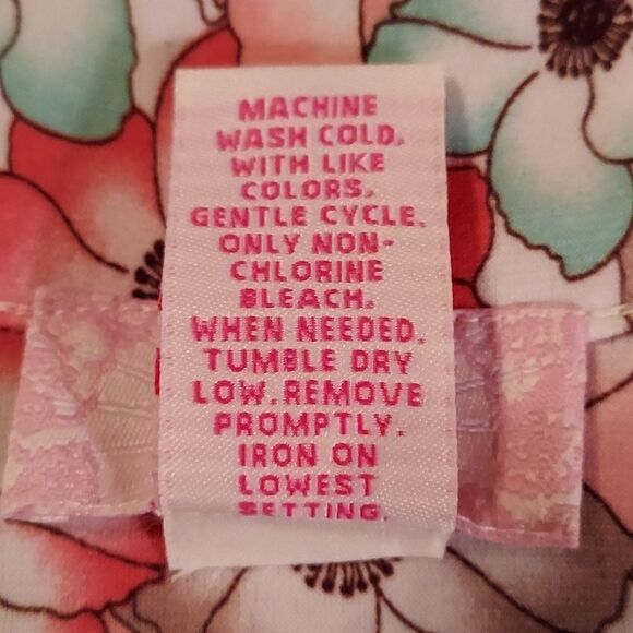 Vintage Candie's Y2K Multicolored Ruched Floral Short Sleeve Mini Dress Size L - Picture 8 of 8